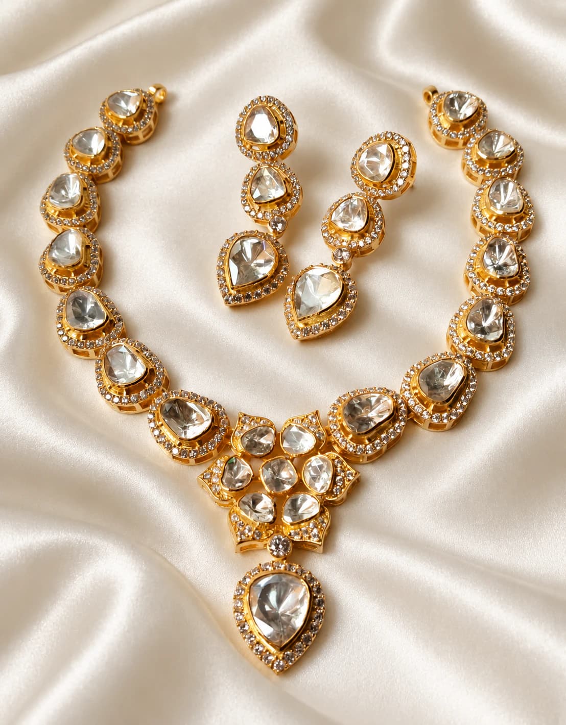 Saanvi Simple Polki Necklace