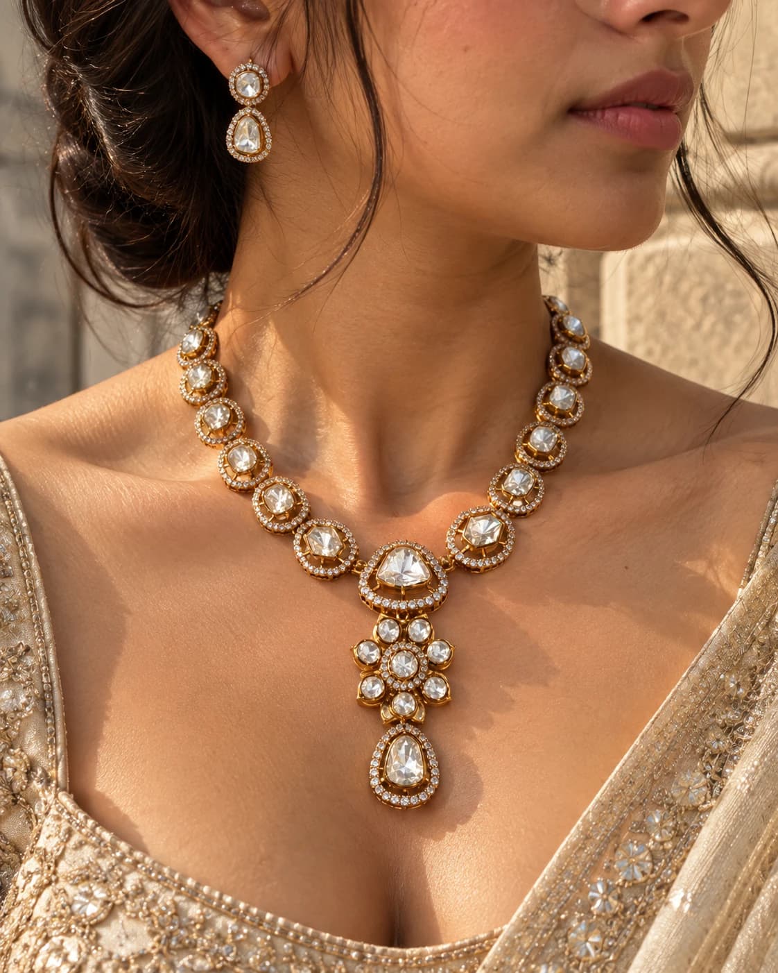 Tavishi Polki Bridal Necklace